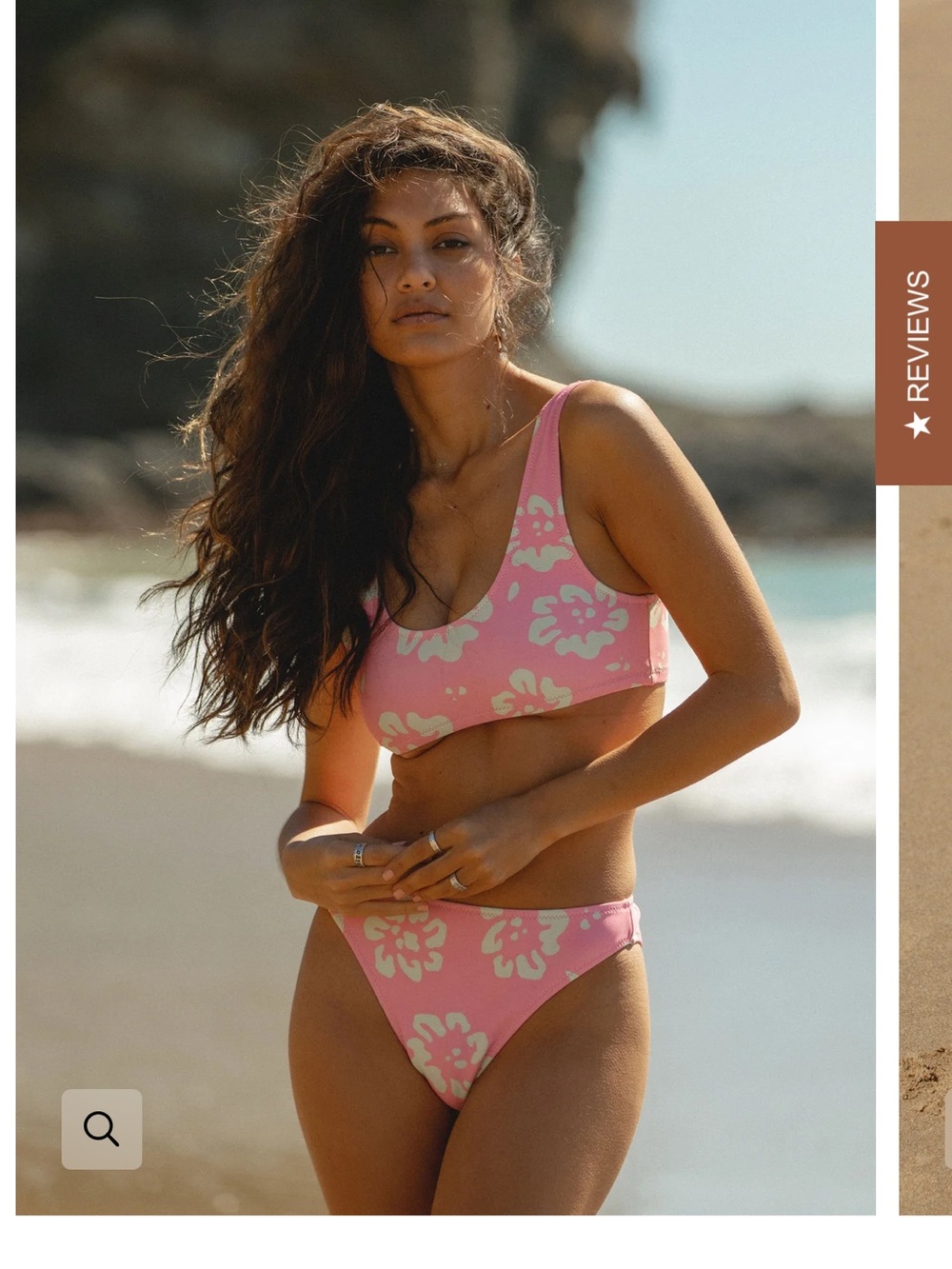 Ele swim BREE TOP and bottoms BUBBLEGUM PINK